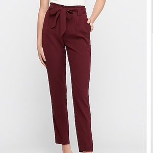 Express high-rise ankle dress pants